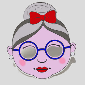 Mrs. Claus Colour-In Mask