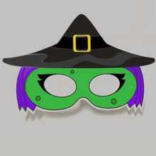 Witch Colour-In Mask