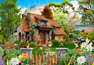 Funbox - Merle's Cottage 1000 Piece Jigsaw Puzzle