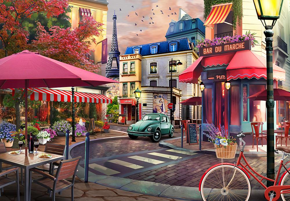 Funbox - Paree, Paree Part I 1000 Piece Jigsaw Puzzle