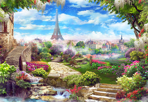 Funbox - Parisian Gardens 1000 Piece Adult's Jigsaw Puzzle