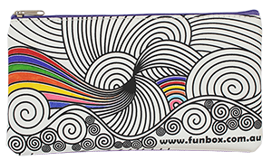 Colour-In Swirl Pencil Case