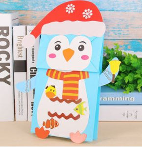 DIY Christmas Penguin Paper Bag Kit