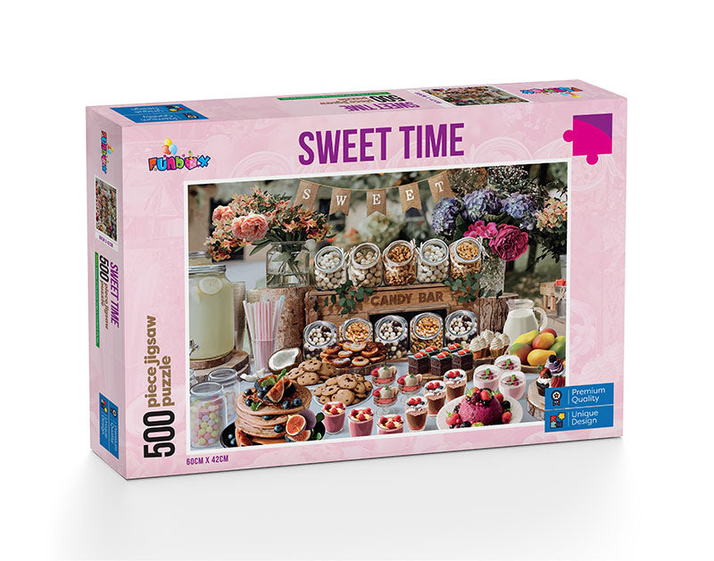 Funbox - Sweet Time 500 Piece Family Jigsaw Puzzle