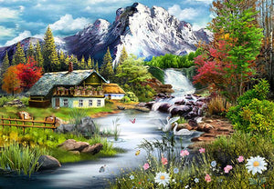 Funbox - Perfect Places: The Mountain View 1000 Piece Jigsaw Puzzle