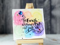 Design Your Own Mini Mothers Day Canvas Kit On Easel - 48 units