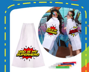 Design-Your-Own Superhero Father's Day Cape