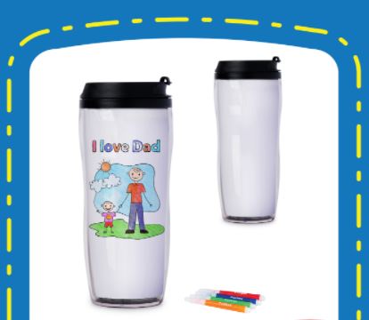 Colour-In Father's Day Travel Mug