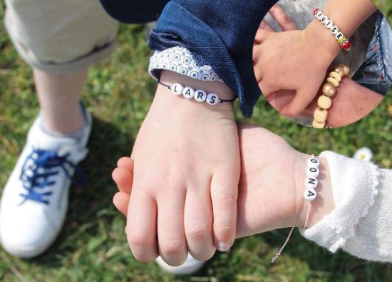Diy Alphabet Bead Bracelet Kit